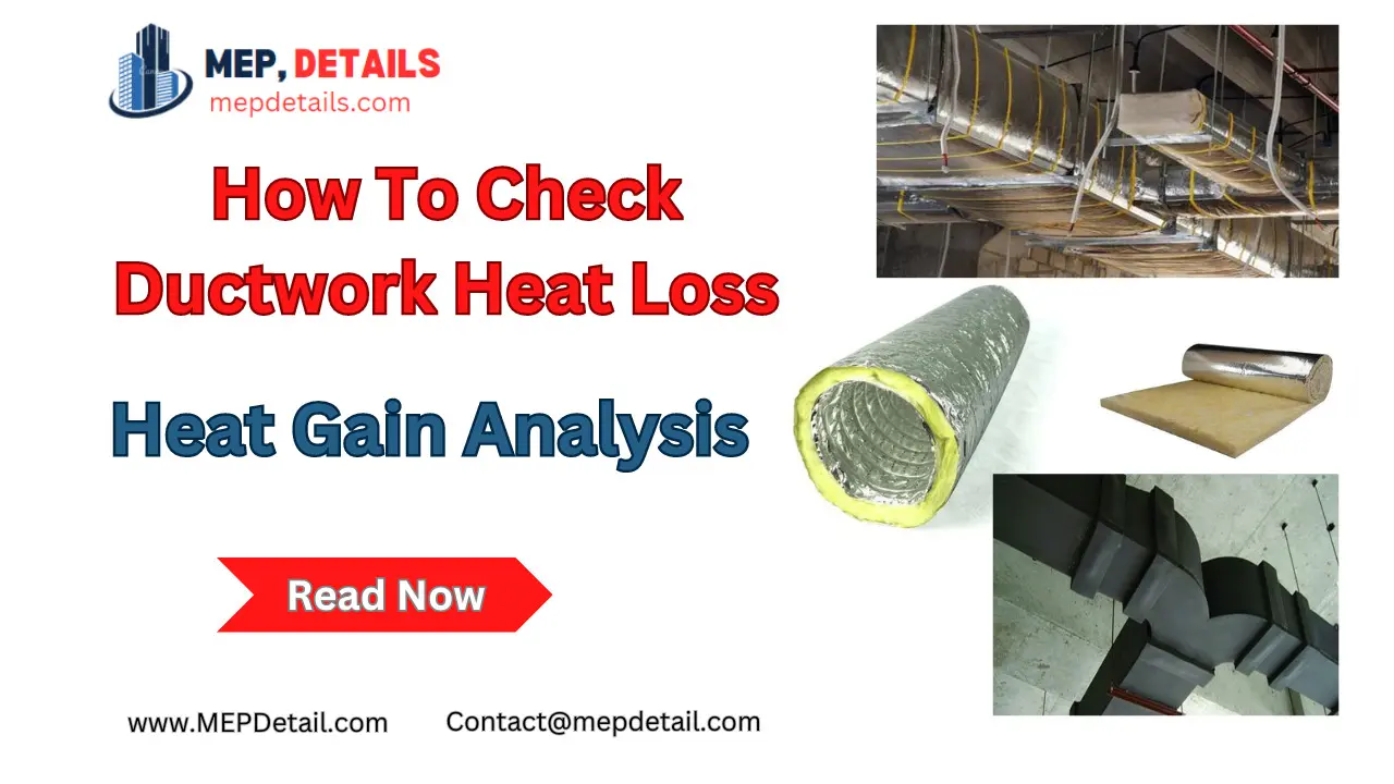 Duct Heat Gain loss MEP details