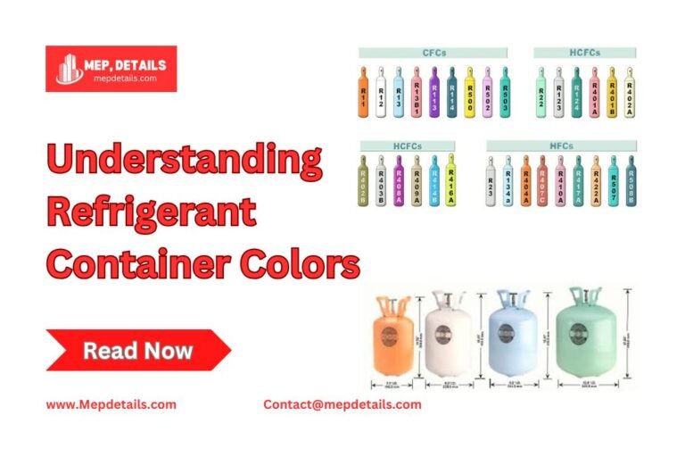 Understanding Refrigerant Container Colors - MEP Details