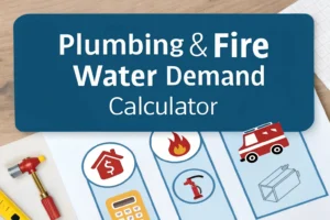 Plumbing & Fire Water Demand Calculator | Free Excel Tool