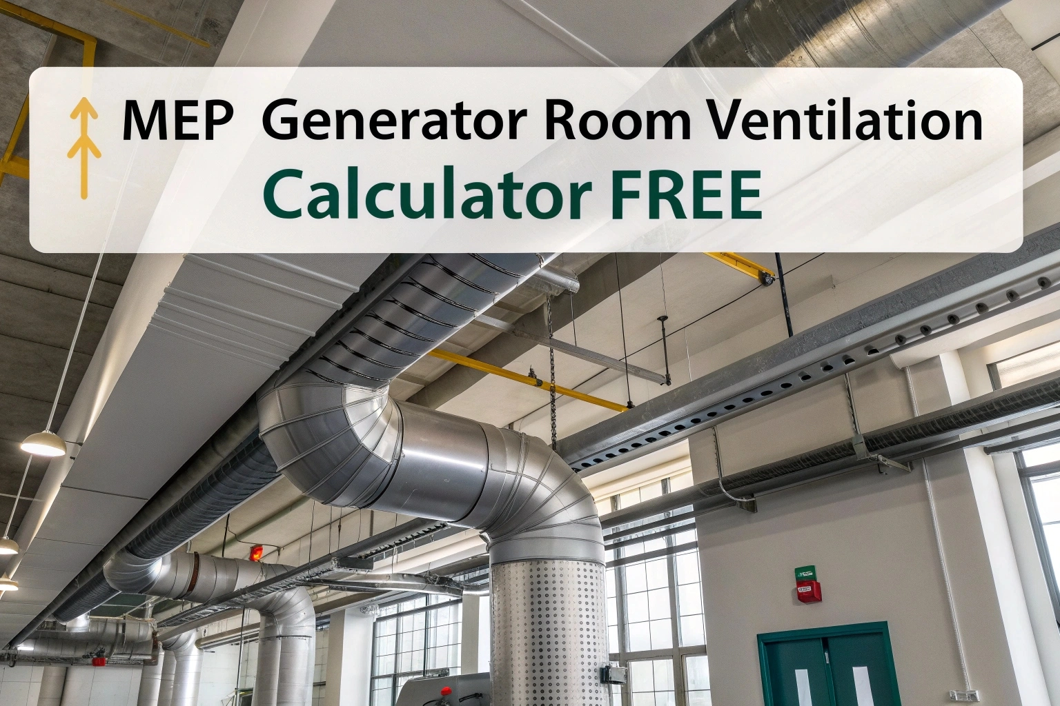Generator Room Ventilation Calculator – Free Excel Spreadsheet