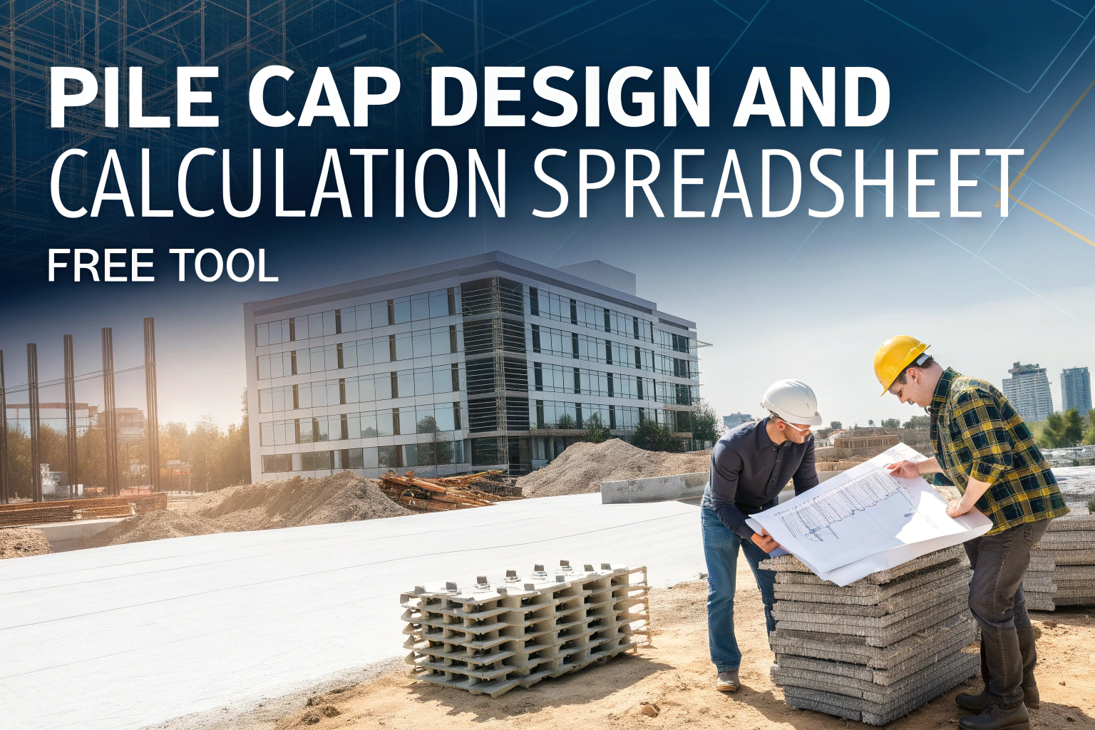 Pile Cap Design and Calculation Spreadsheet – Free Tool