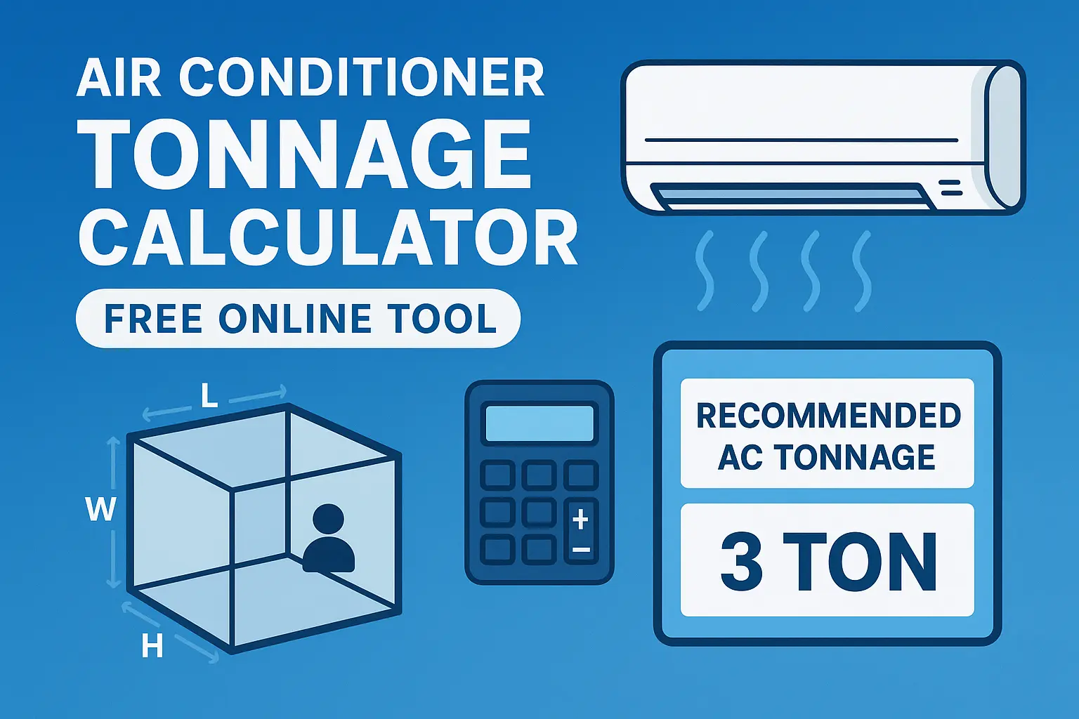 Air Conditioner Tonnage Calculator –  Online Tool