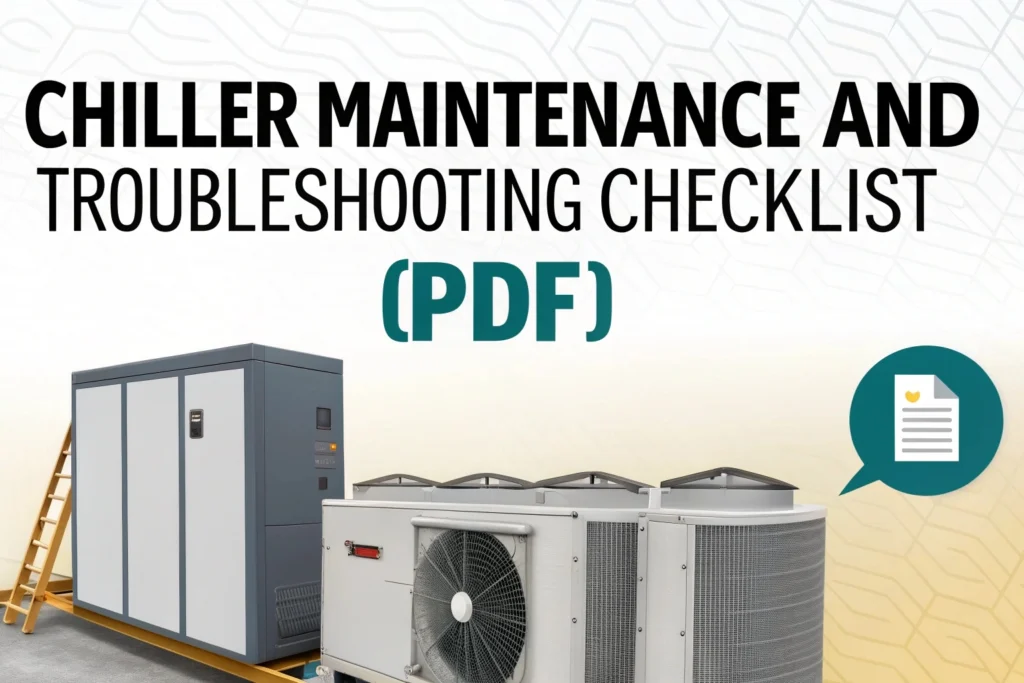 Chiller Maintenance and Troubleshooting Checklist (PDF)