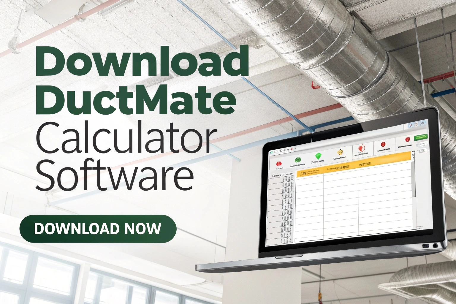 DuctMate Calculator Software – Advanced HVAC Duct Design Tool
