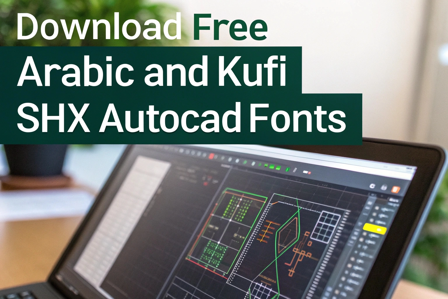 Free Arabic and Kufi SHX AutoCAD Fonts – Complete Guide