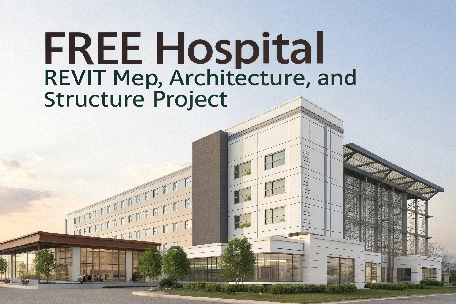 Free Hospital Revit MEP, Architecture, and Structure Project (rvt File)