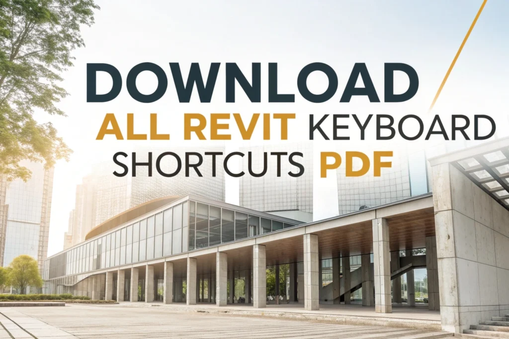 All Revit Keyboard Shortcuts PDF – Free Cheat Sheet
