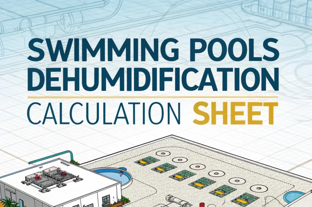 Swimming Pool Dehumidification Systems – Calculation Sheet