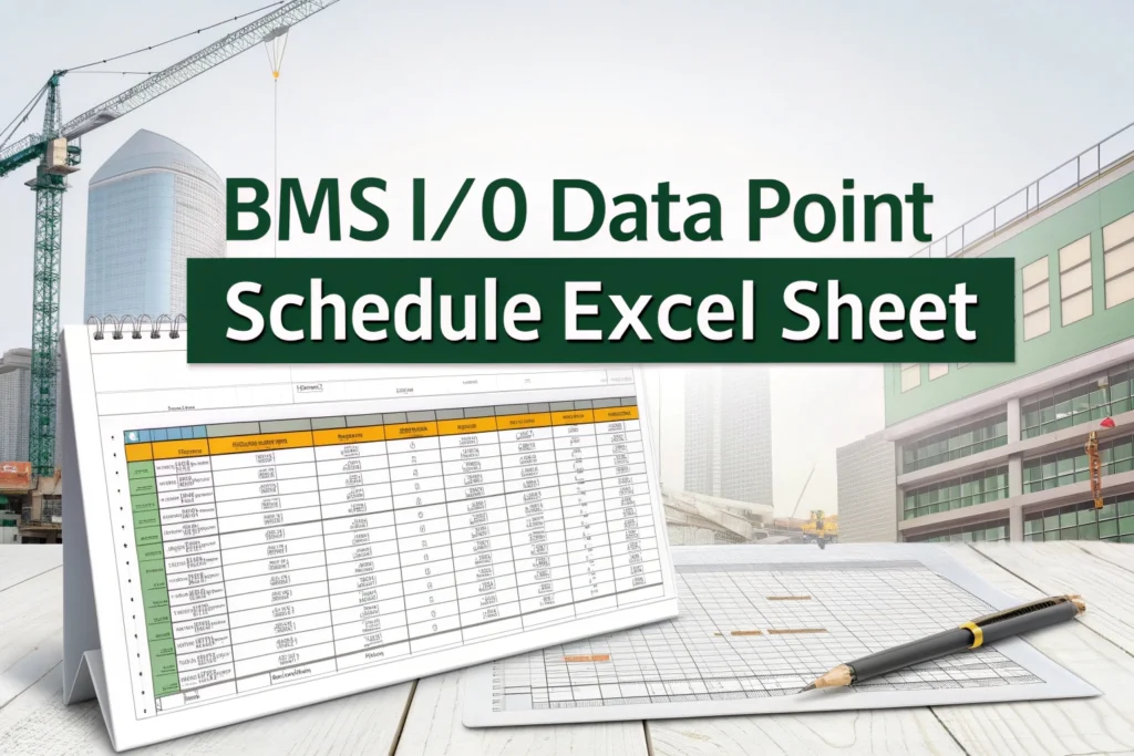 BMS I/O Data Point Schedule Excel Sheet – Guide & Download