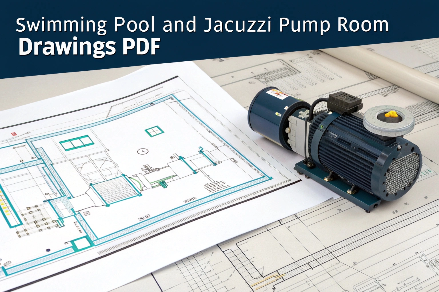Swimming Pool Pump Room CAD Drawings – Free Download