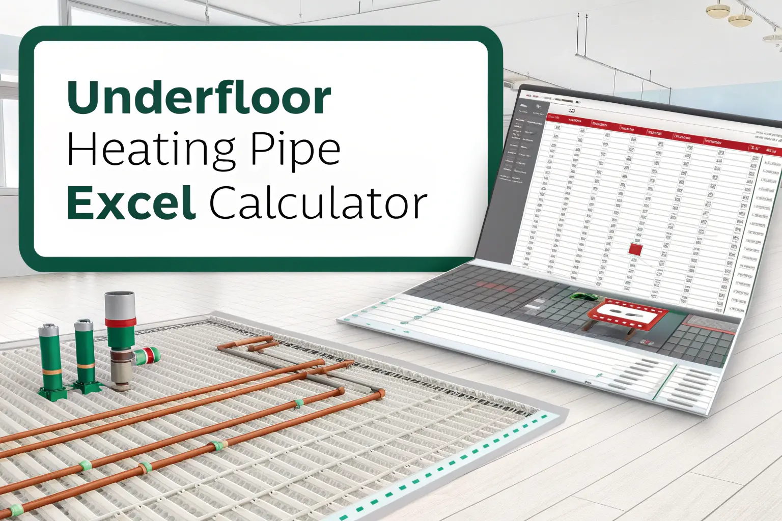 Free Underfloor Heating Pipe Calculator – Free Excel