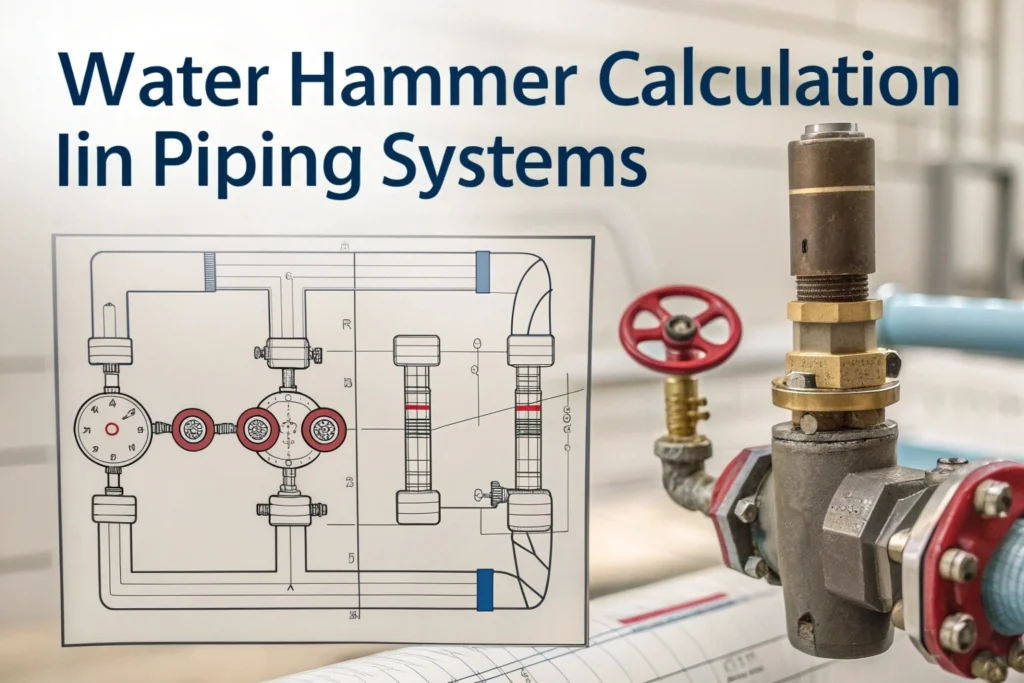 Free Excel Sheet for Water Hammer Calculation in Piping Systems