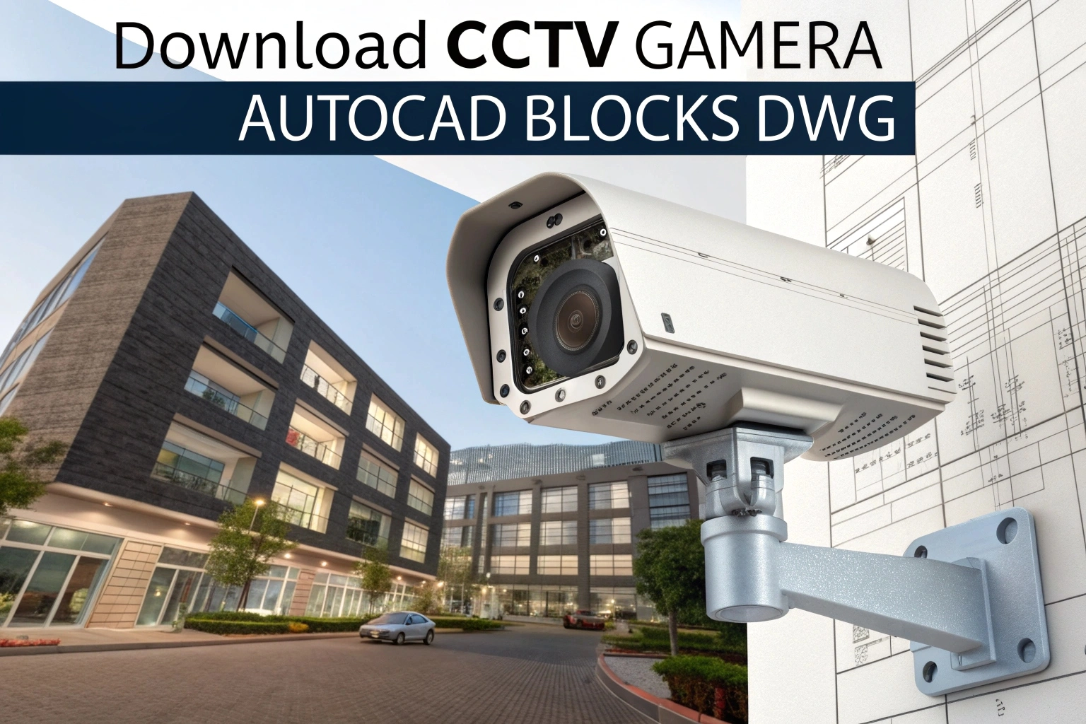 CCTV Camera AutoCAD Blocks DWG – Free