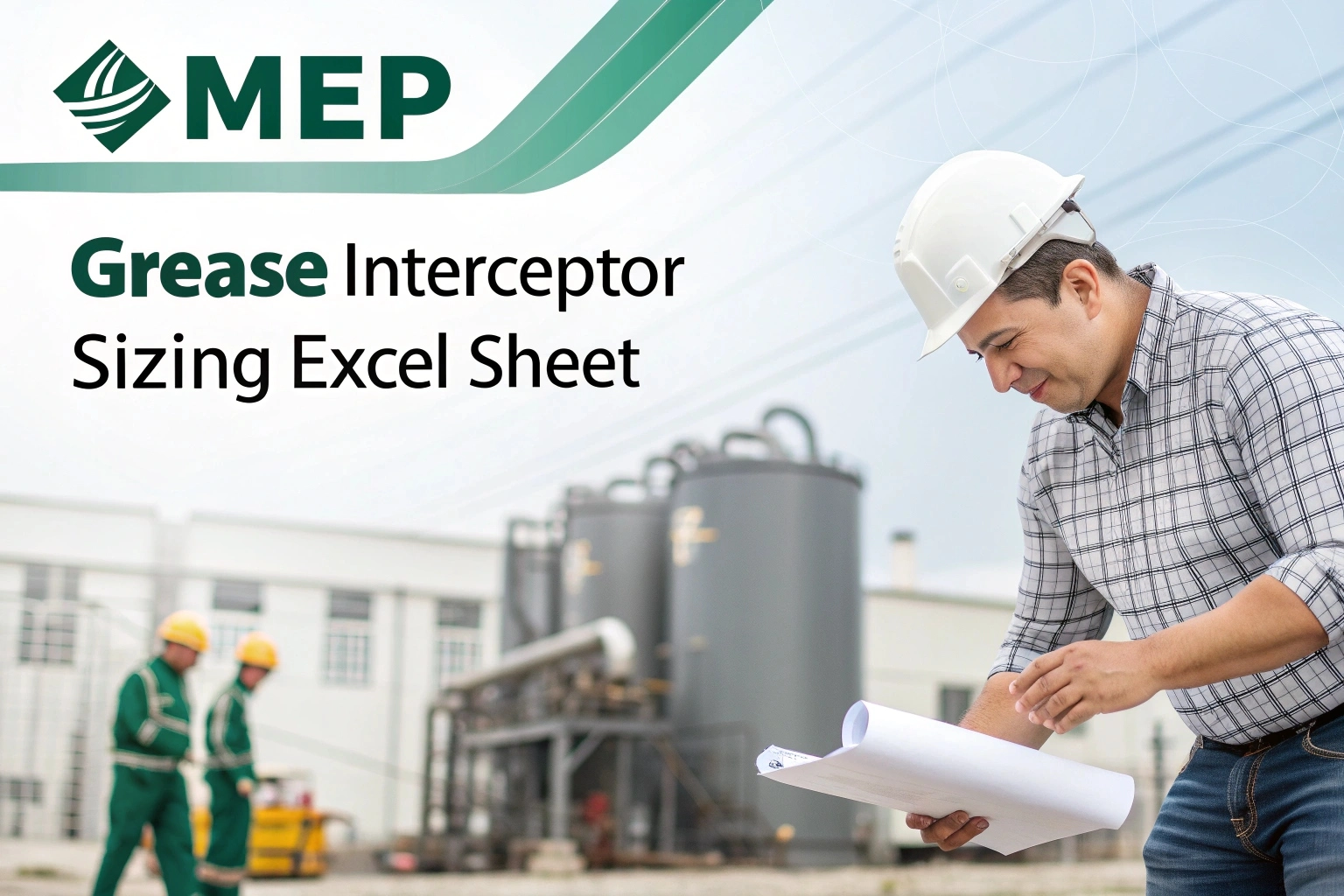 Grease Interceptor Sizing Excel Calculator – Free