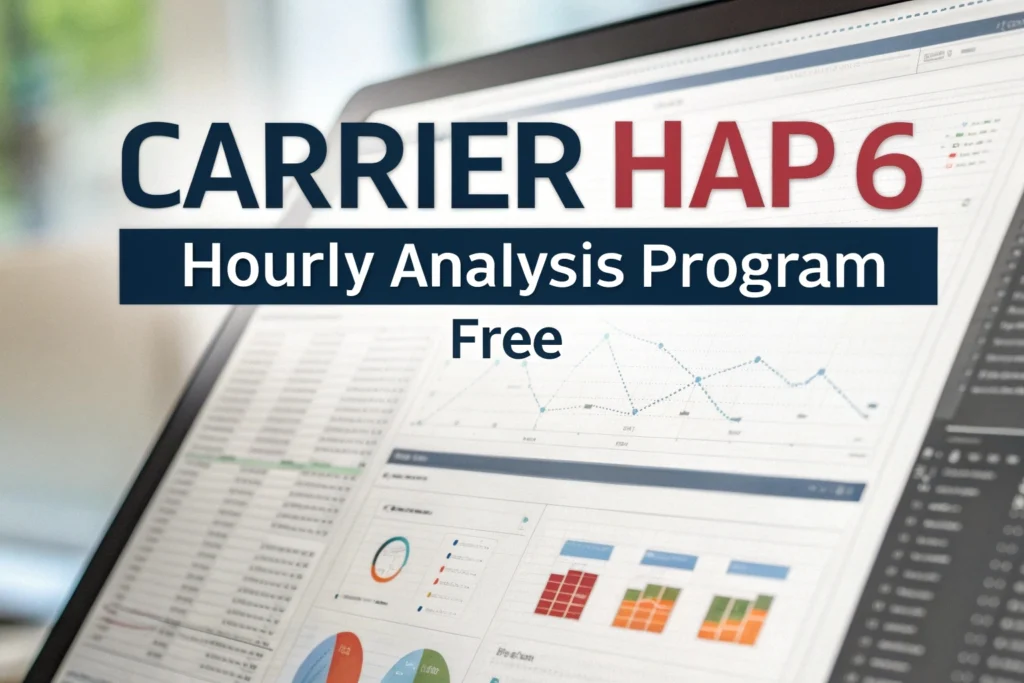 Carrier HAP 6.2 Hourly Analysis Program – Free