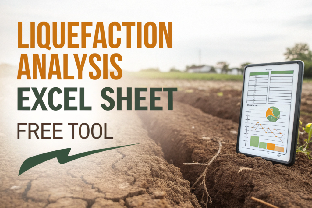 Liquefaction Analysis Excel Sheet – Free Tool