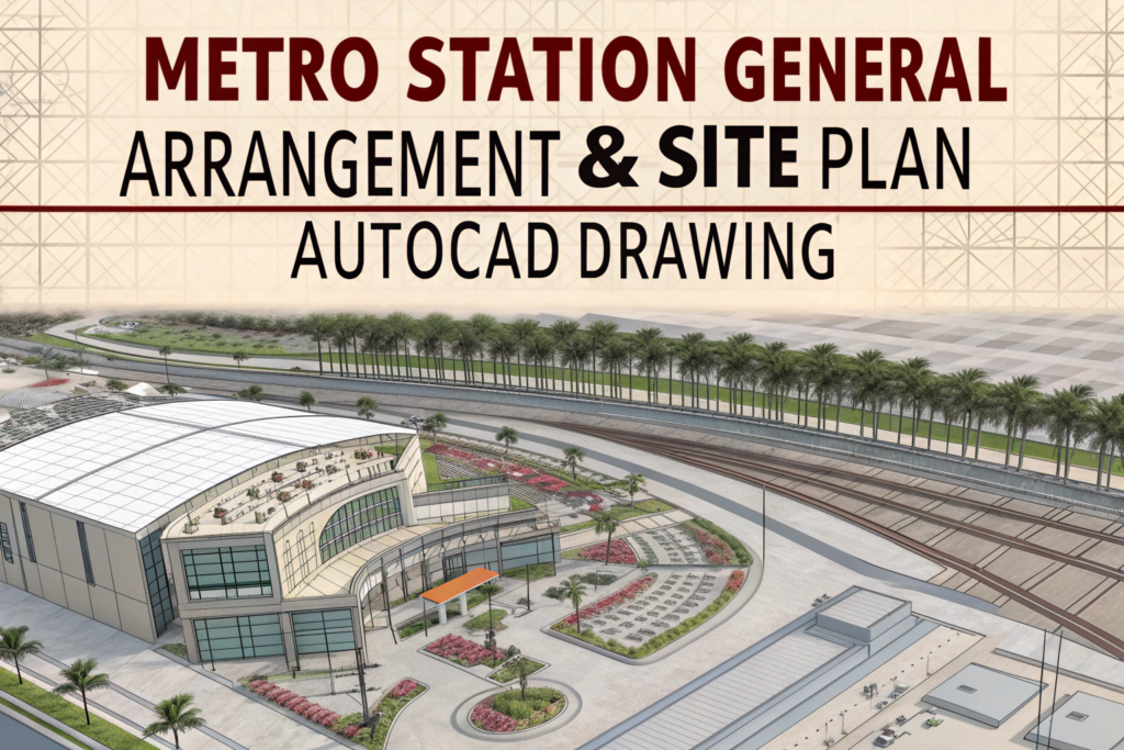 Metro Station General Arrangement – Free DWG