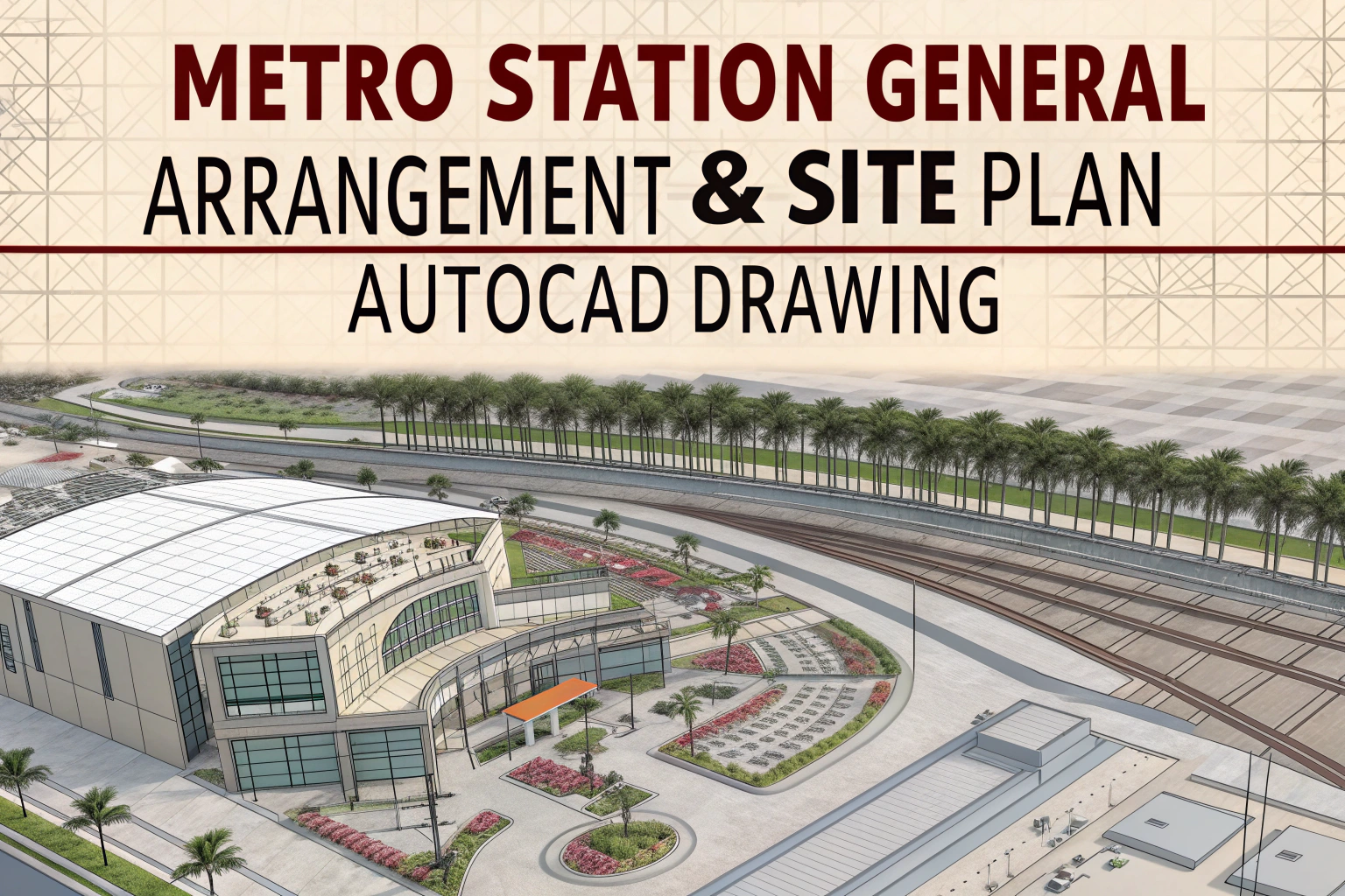 Metro Station General Arrangement – Free DWG