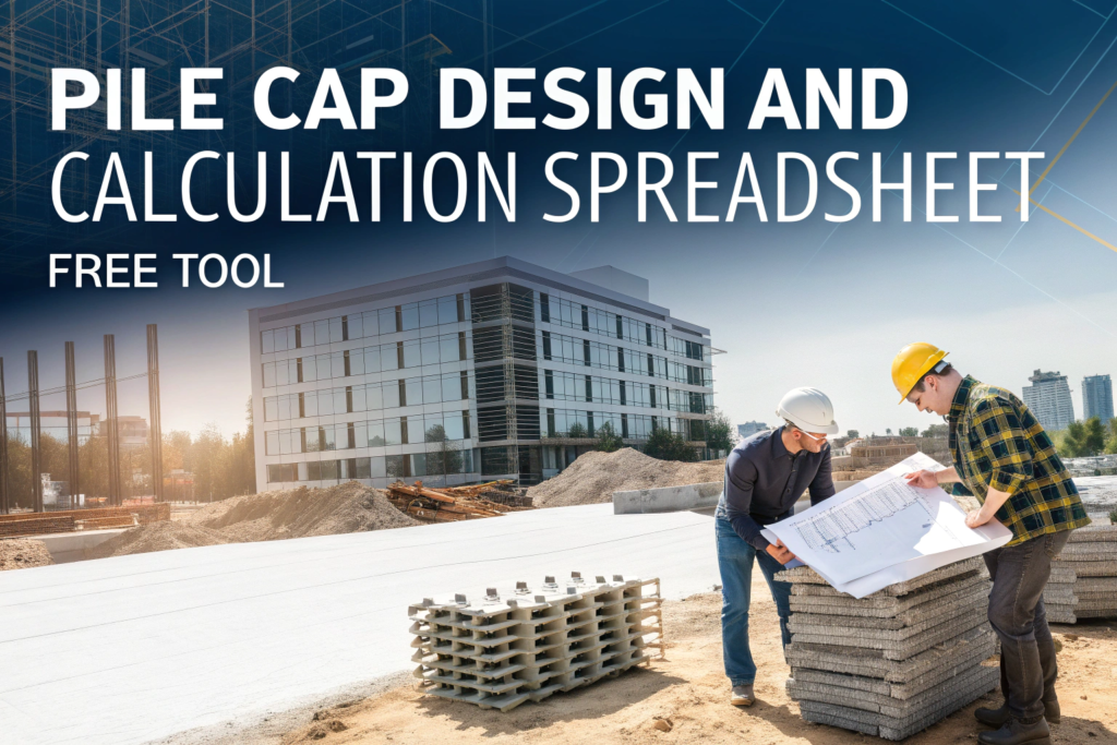 Pile Cap Design and Calculation Spreadsheet – Free Tool