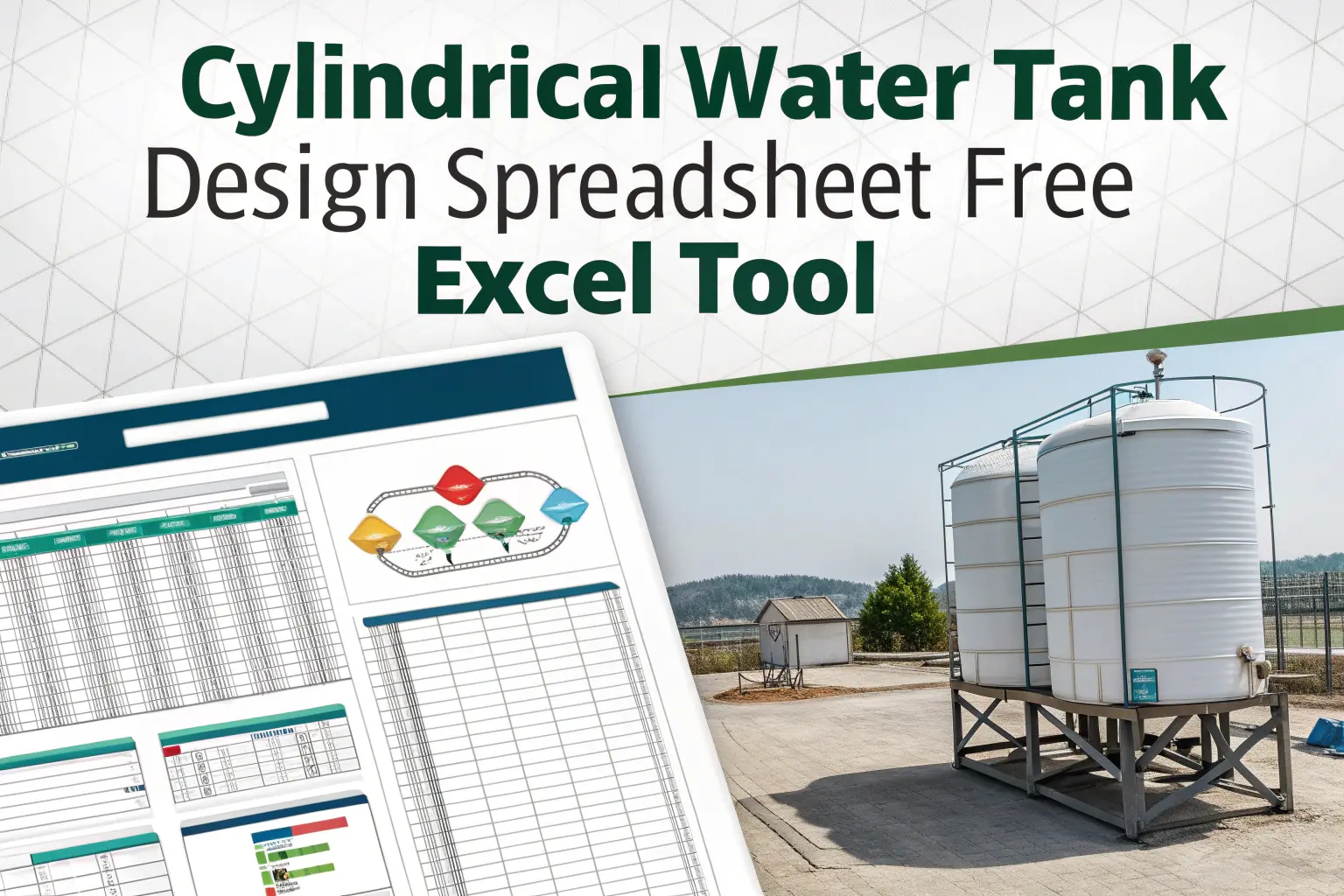 Cylindrical Water Tank Design Spreadsheet – Free Tool