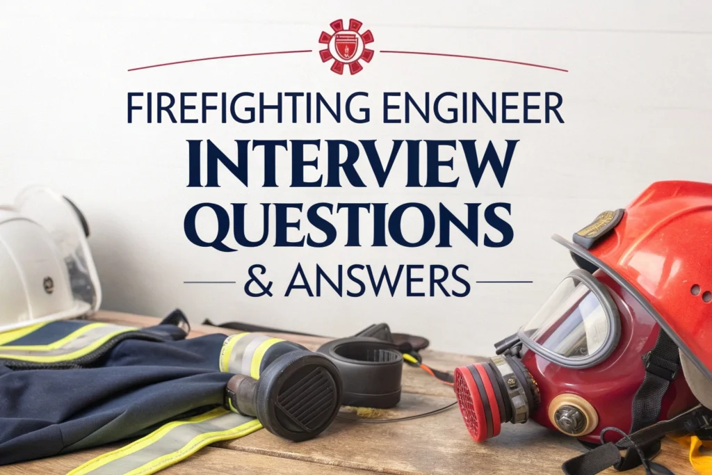 Firefighting Engineer Interview Questions – Free PDF