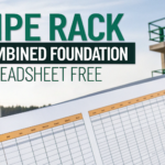 Pipe Rack Combined Foundation Spreadsheet – Free