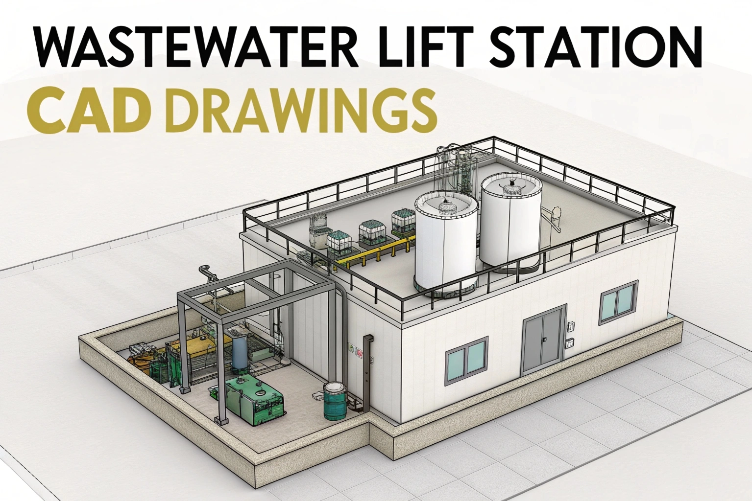 Wastewater Lift Station CAD Drawings – Free