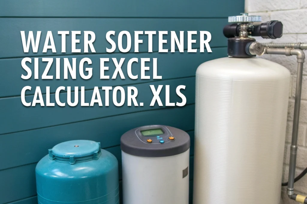 Water Softener Sizing Excel Calculator | Free XLS Tool