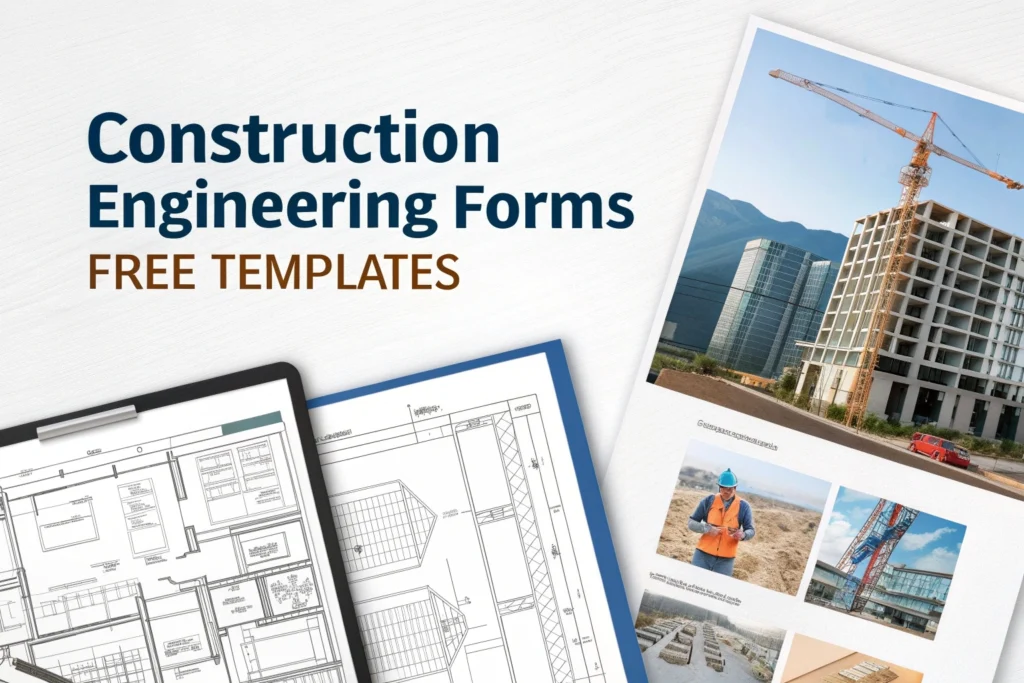 Construction Engineering Forms – Free Templates & Checklists
