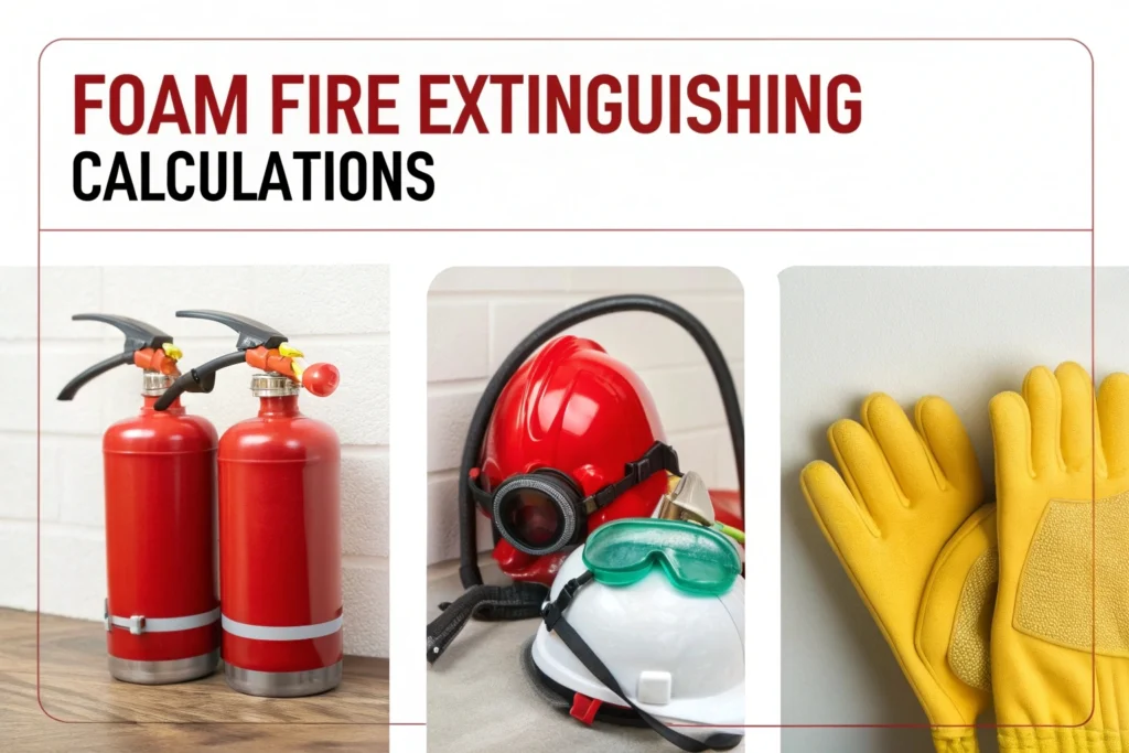 Foam Fire Extinguishing Calculations & Free Excel Tool