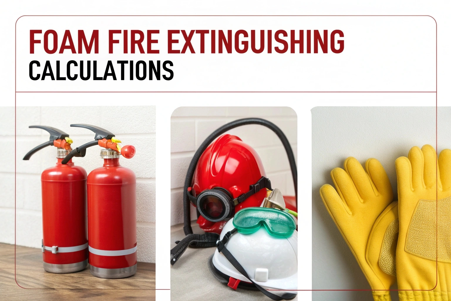 Foam Fire Extinguishing Calculations & Free Excel Tool