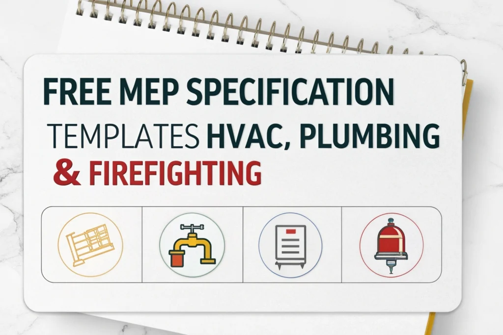 Free MEP Specification Templates – HVAC, Plumbing & Firefighting
