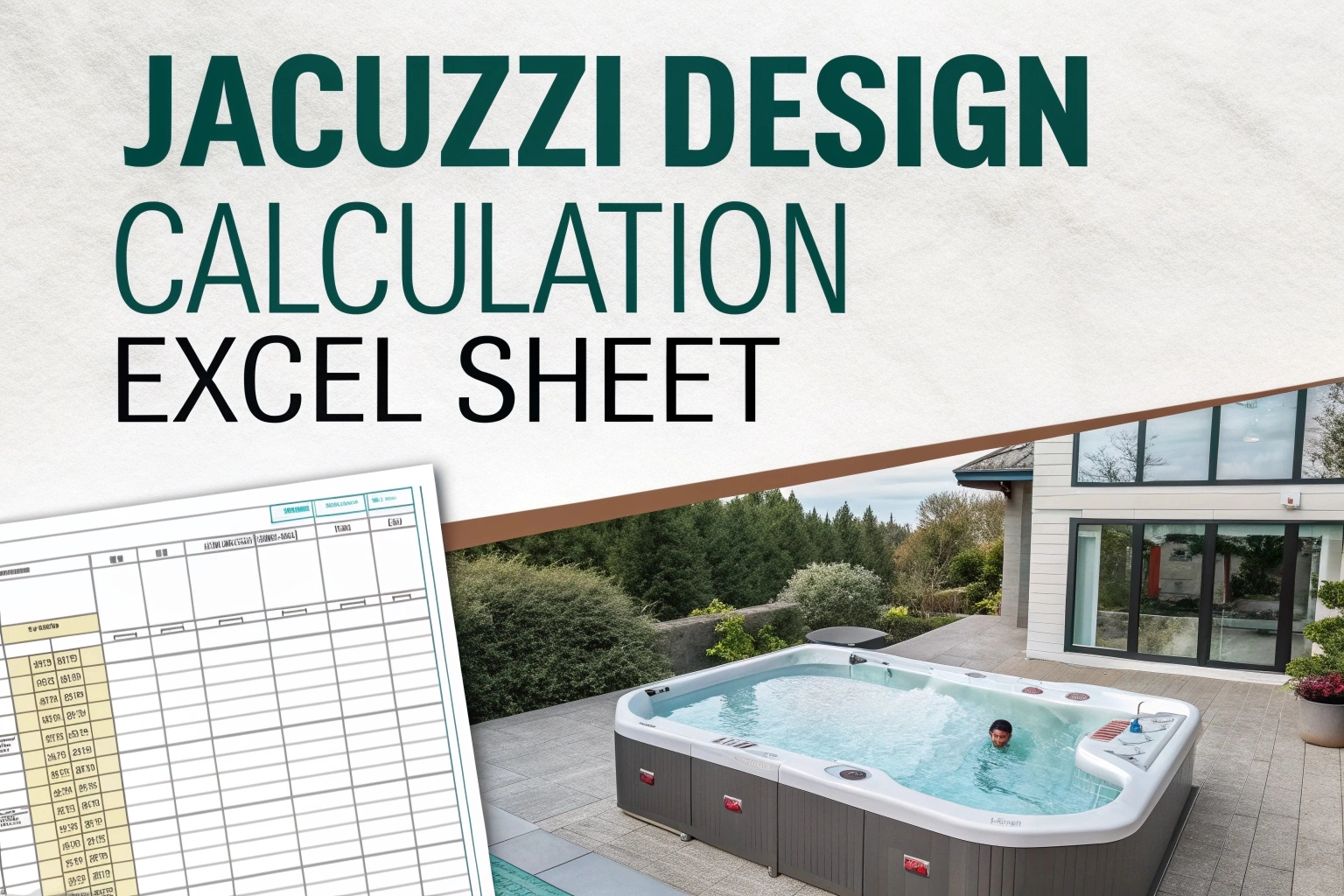 Jacuzzi Design Calculation Excel Sheet – Spa Sizing Tool