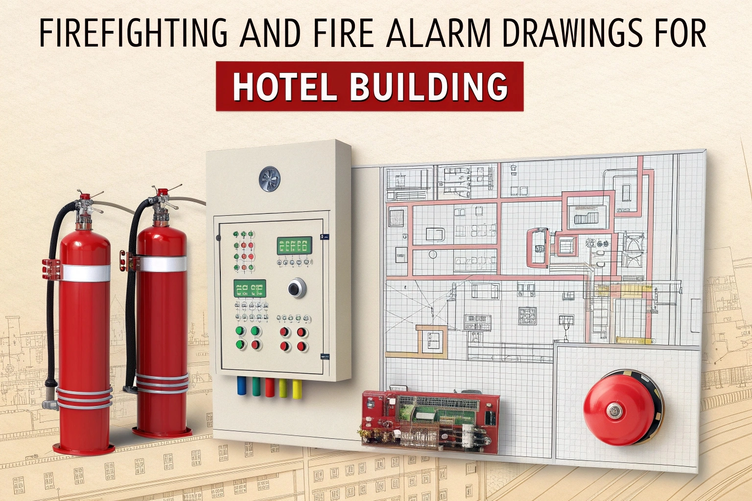 Hotel Firefighting and Fire Alarm System Design