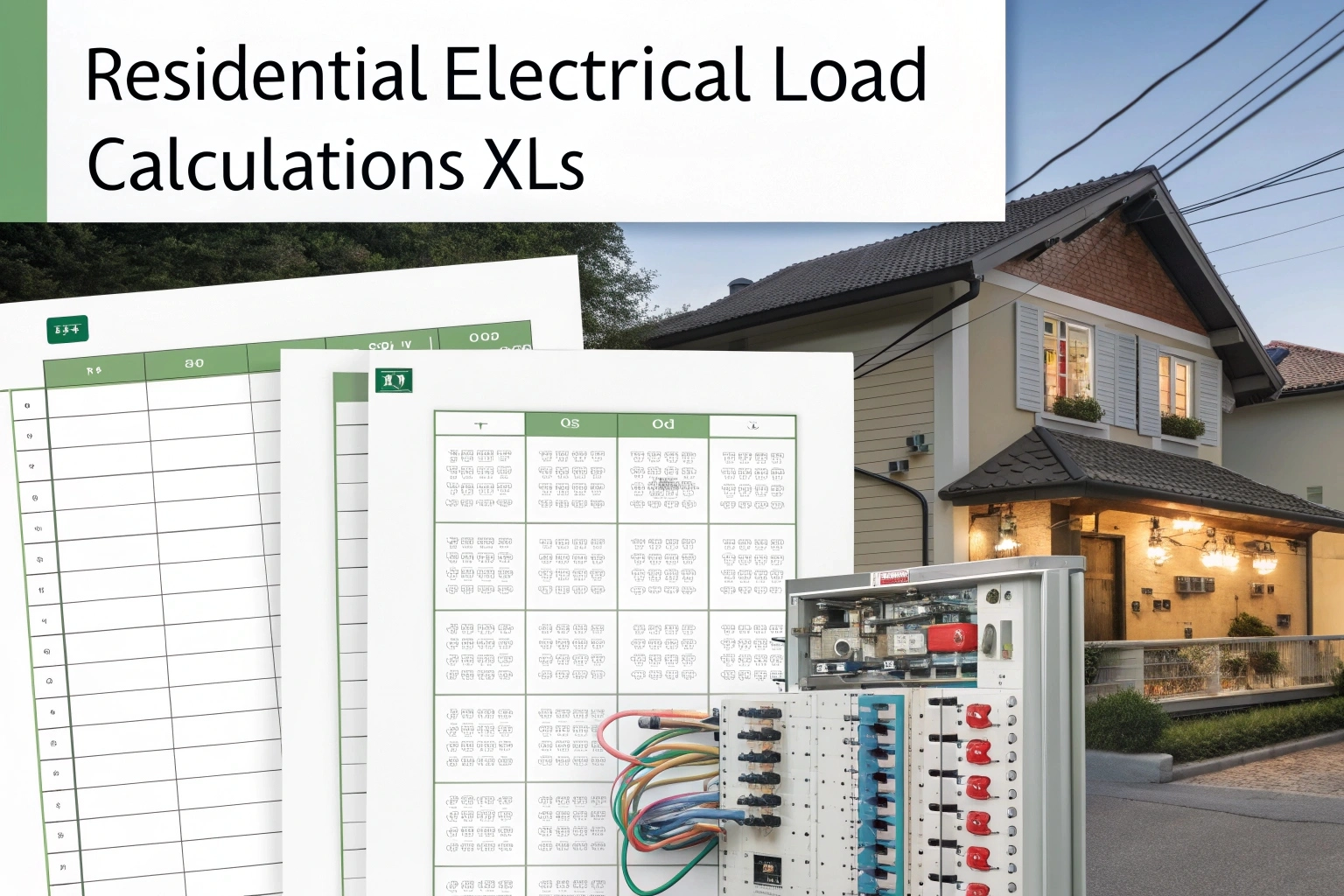 Residential Electrical Load Calculator Excel Sheet