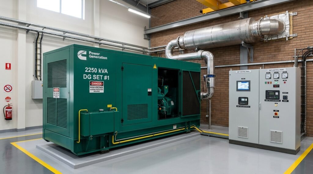 Diesel Generator (DG Set) Auto Mains Failure (AMF) Synchronization & Load Sharing Guide